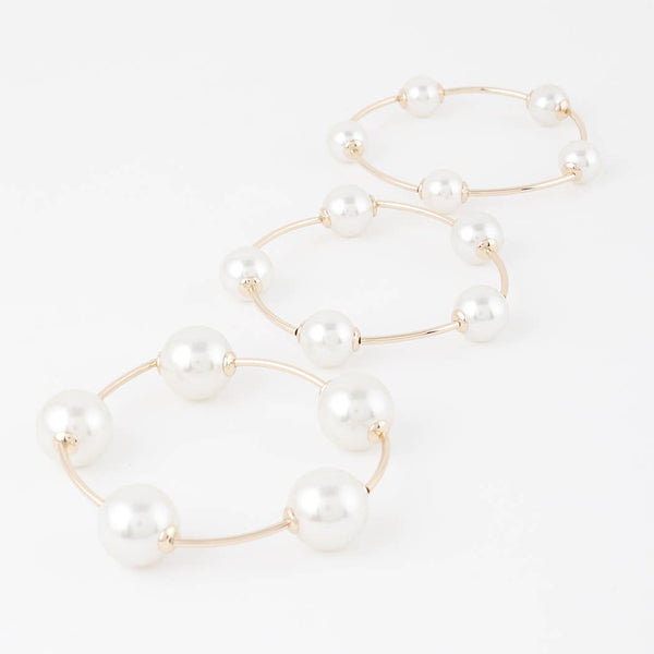 Multi Pearl Bead Bracelet