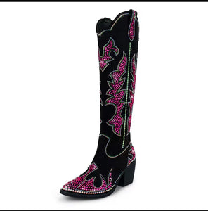 PINK DIVA COWGIRL BOOTS