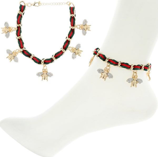 BUMBLE BEE ANKLET