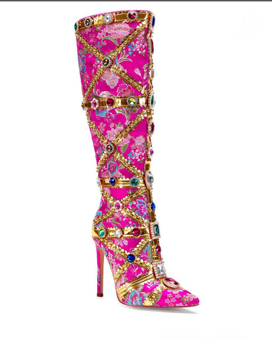 ROYALTY JEWELED BOOTS