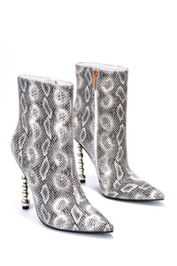 SHAWNA ANKLE BOOTS-SNAKE