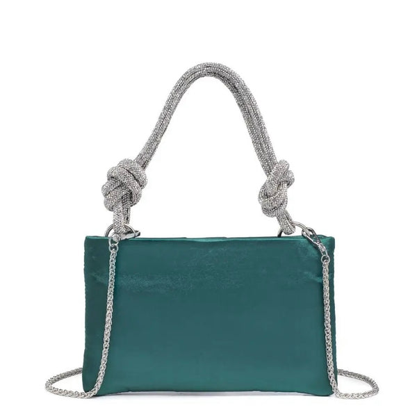 FOREVER FLY EVENING BAG-EMERALD GREEN