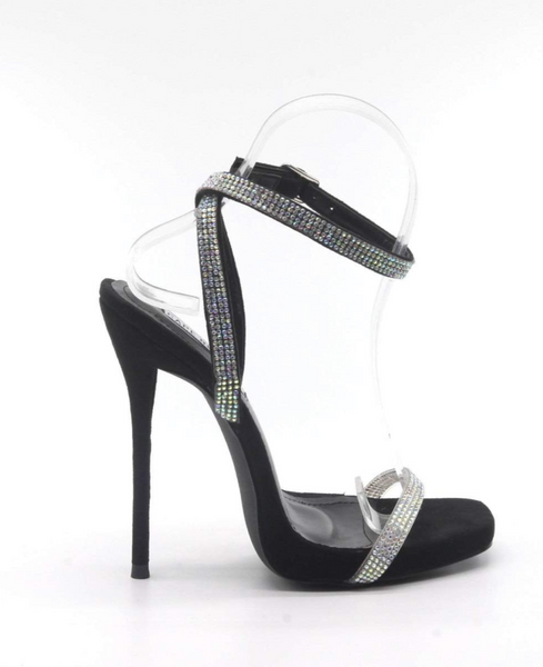 Bella Rhinestone Heels - Fly Shoe Boutique and Accessories